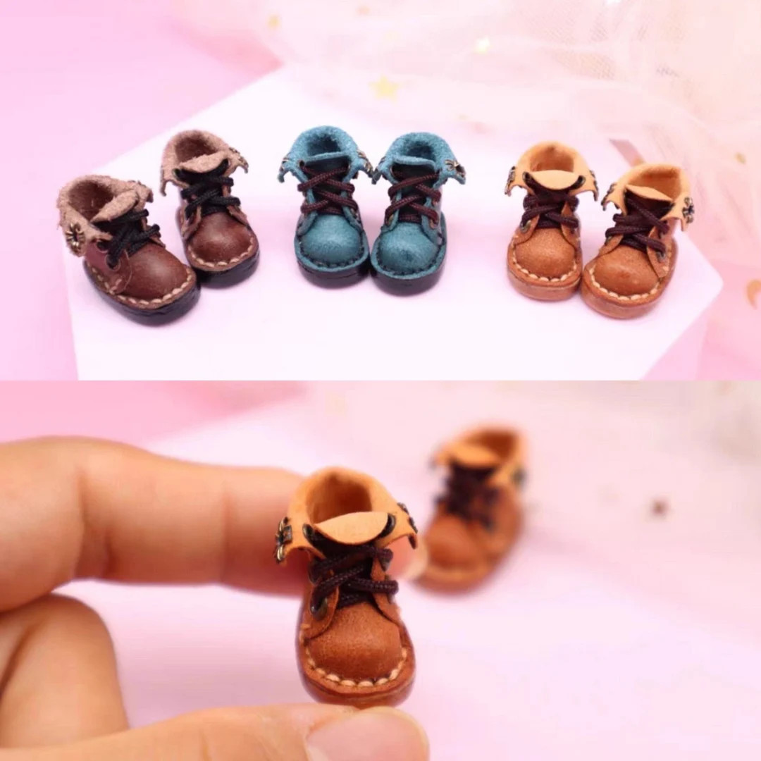 Blythe Shoes Blythe Leather Bootsob22/ob24 Leather Shoes - Etsy | Etsy (US)