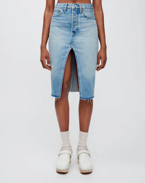 Midi Denim Skirt | RE/DONE