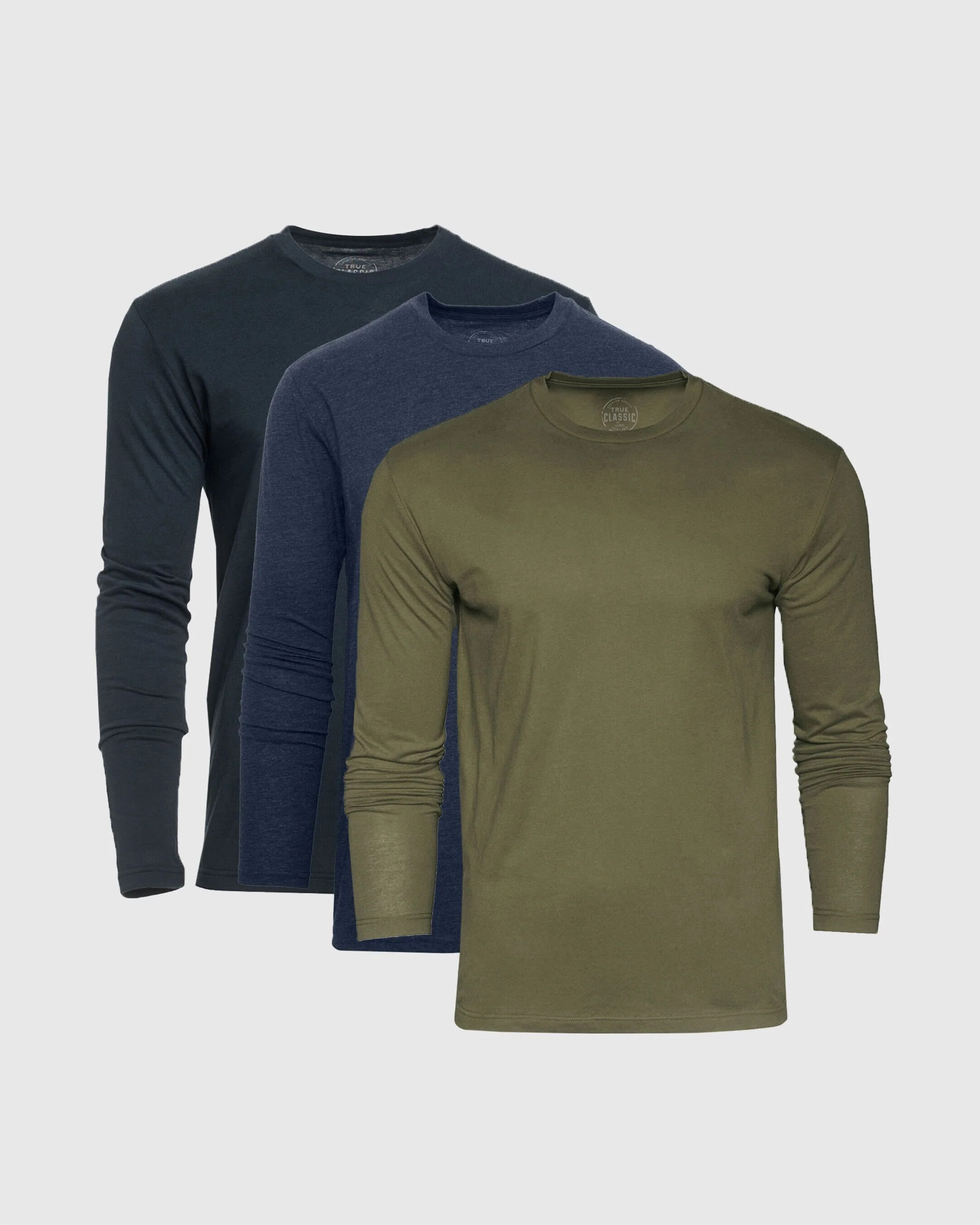 Long Sleeve Color Crew 3-Pack | True Classic