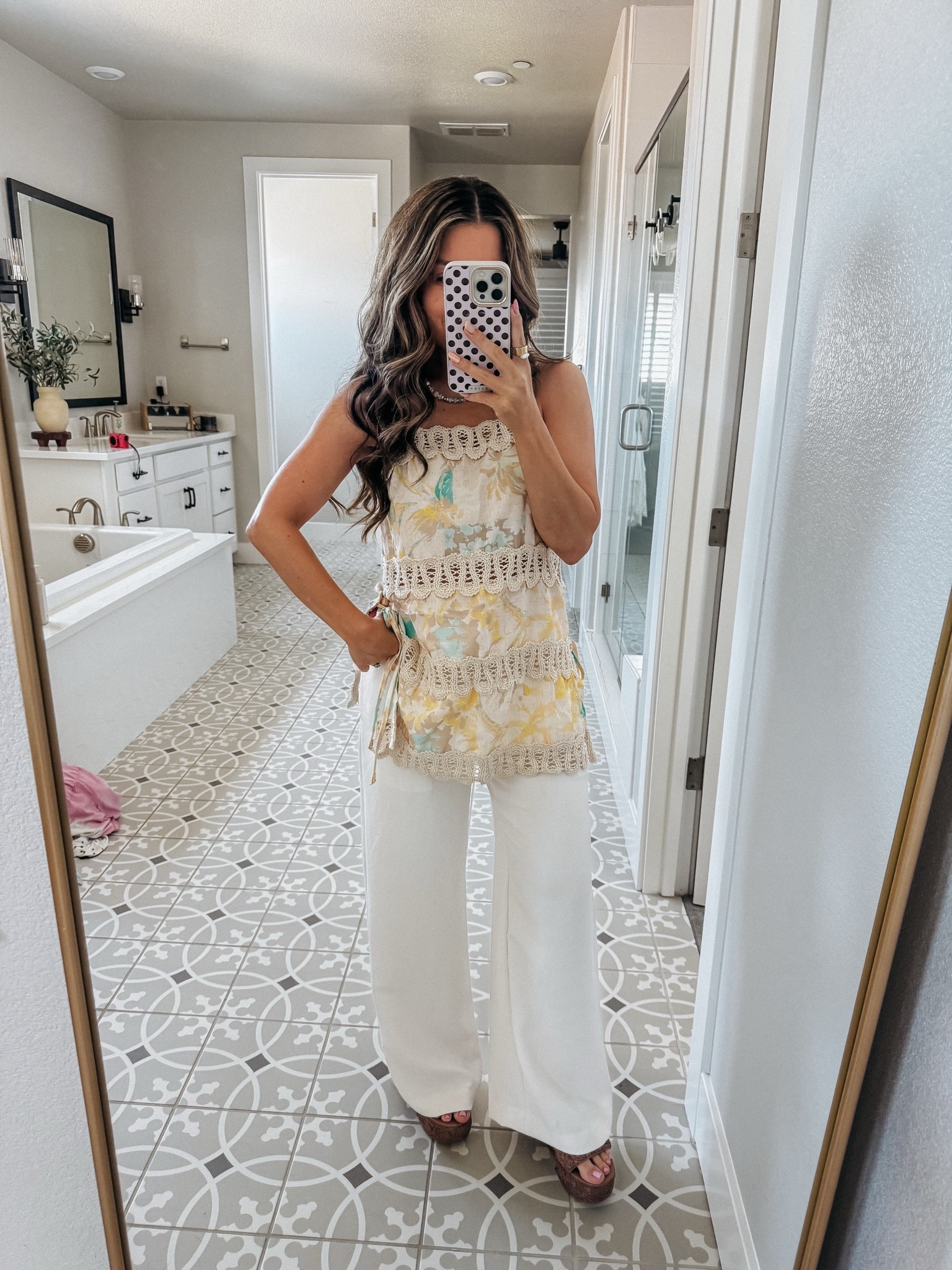 Aritzia white wrinkle free pants. Wearing xs
Spring outfit
Vacation outfit
Date night outfit
Amazon style
Target shoes

#LTKootd #LTKgrwm #LTKPetite