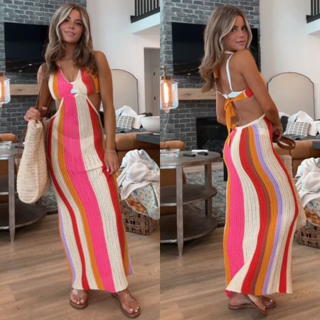 vacation outfit inspo 👙🌊☀️ #amazonspringfashion #vacationcoverupoutfit #affordablewomensclothing amazon spring fashion summer must have crochet open back swimsuit cover up beach vacation outfit inspo affordable womens clothing 

#LTKStyleTip #LTKSwim #LTKSeasonal