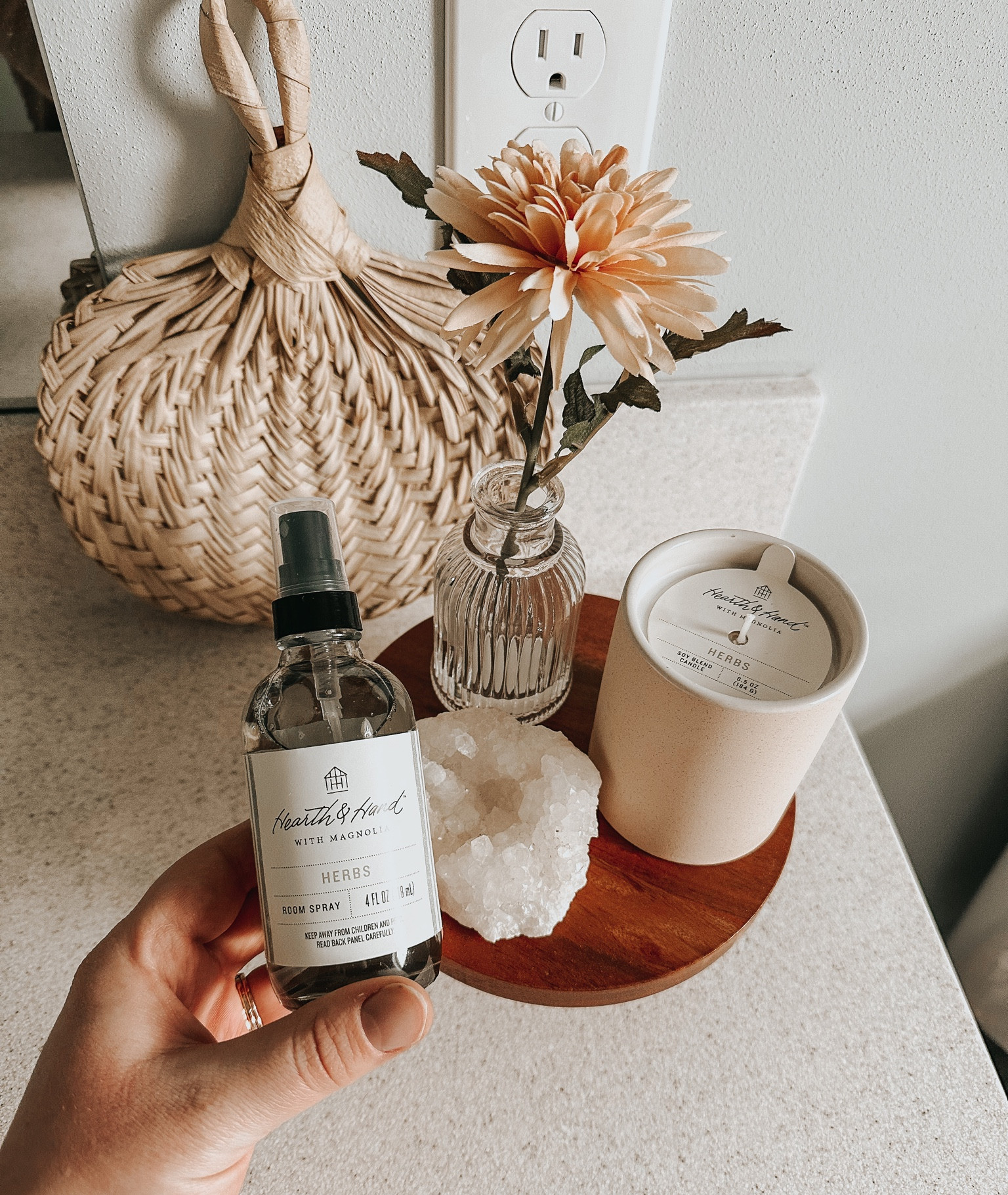 new magnolia home arrivals at target✨ the ‘herbs’ scent is amazing for spring and this daisy arrangement was made for me🤍

#LTKSeasonal #LTKhome