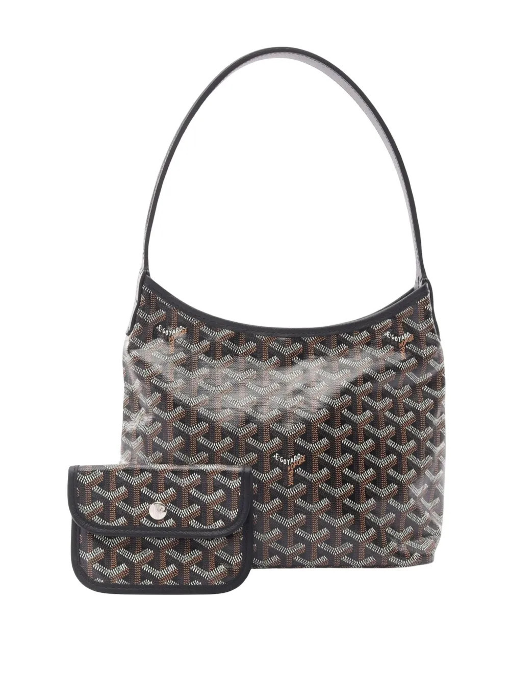 Goyard Pre-Owned 2000-2026 Mini Goyardine Boheme Hobo shoulder bag - Black | Farfetch Global