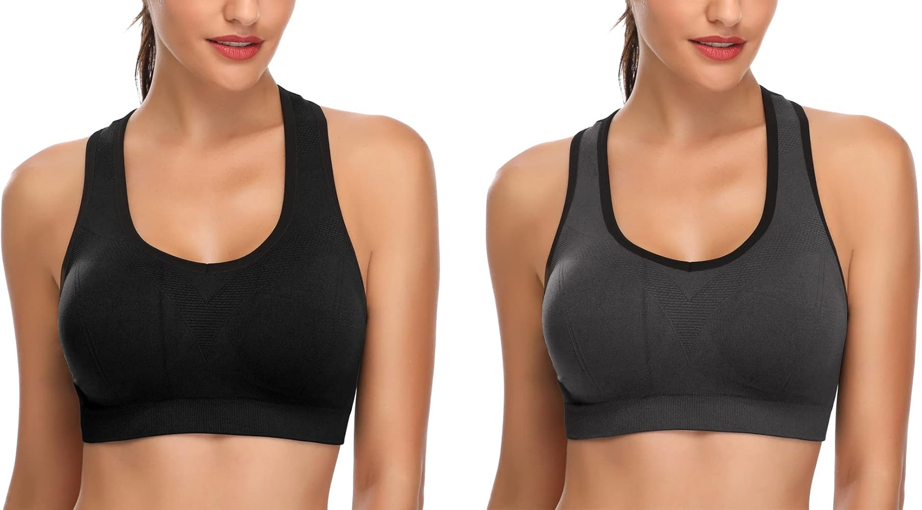 MIRITY Women Racerback Sports Bras - High Impact Workout Gym Activewear Bra | Amazon (US)