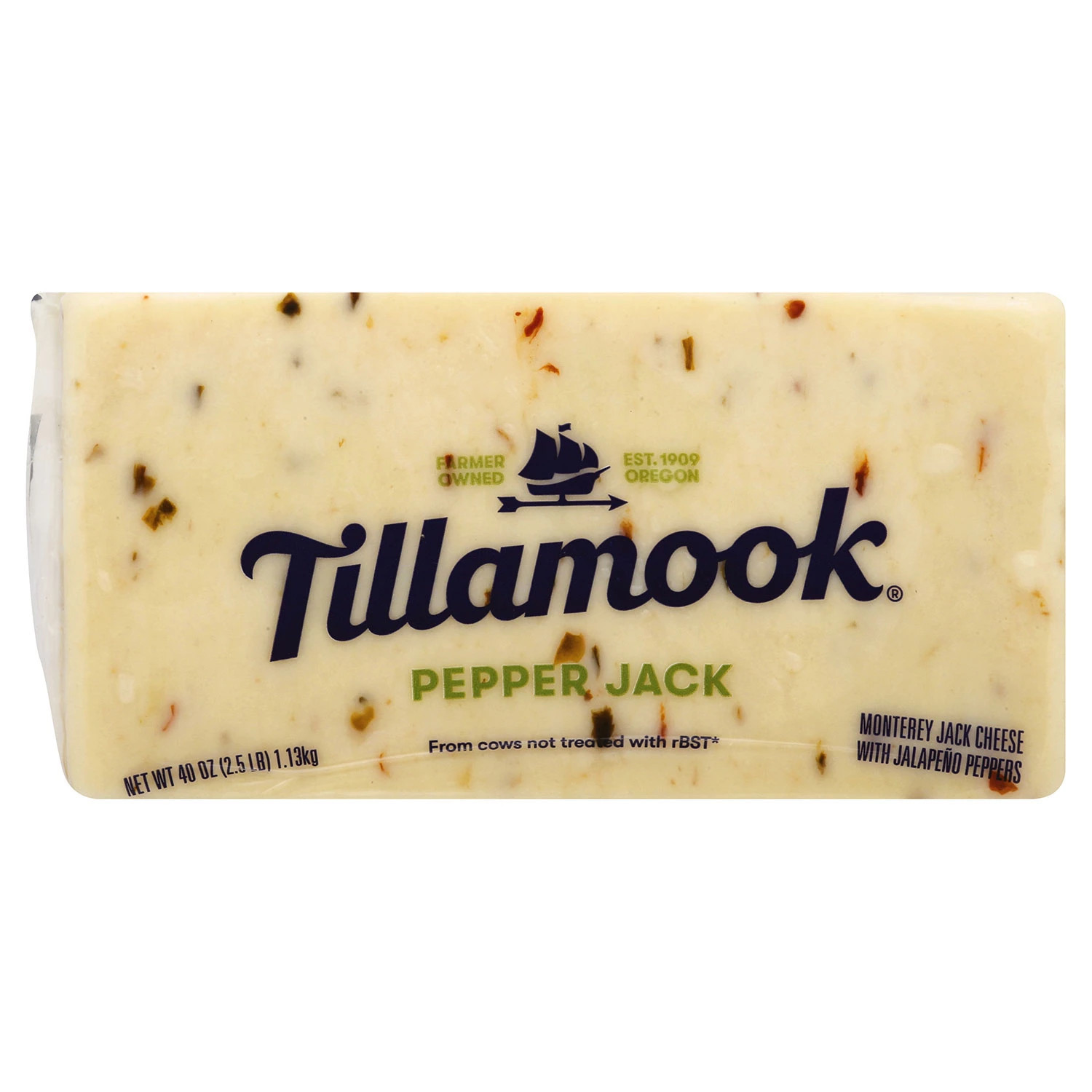 Tillamook Pepper Jack Cheese 2.5 lbs. | Sam's Club