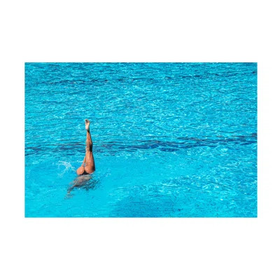 Modern & Contemporary Synchronised Swimming Practice On Canvas by Linda Wride Print | Wayfair North America