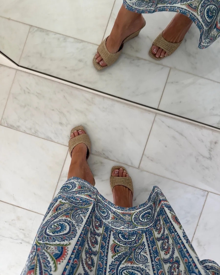 The perfect rattan neutral wedge for spring/summer.

#LTKSeasonal #LTKootd