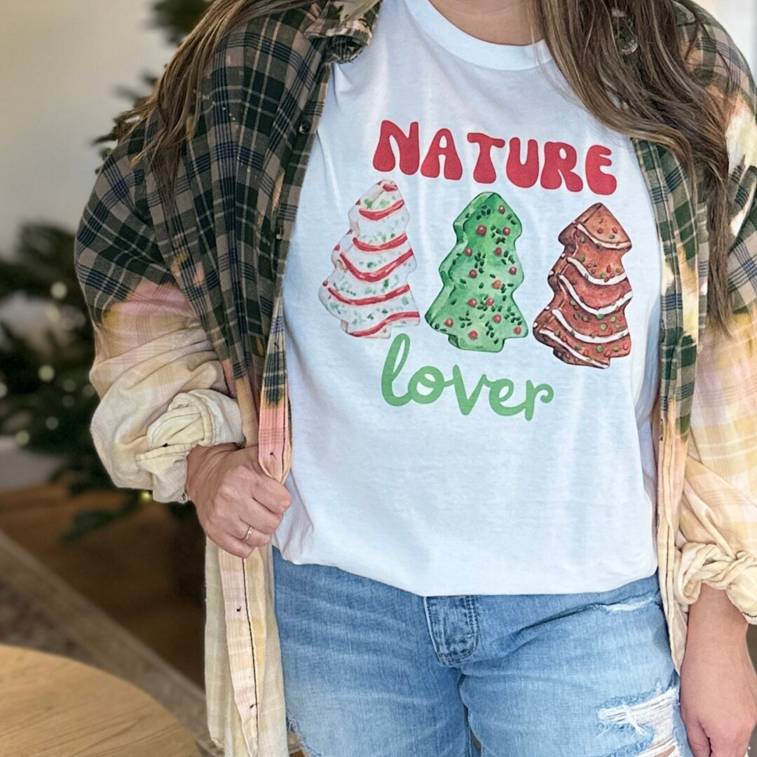 Christmas Tree Cake Shirt Christmas Tree Dessert Shirt for - Etsy | Etsy (US)