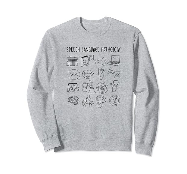 Speech Language Pathology Pathologist SLP Speech Therapist Sweatshirt | Amazon (US)