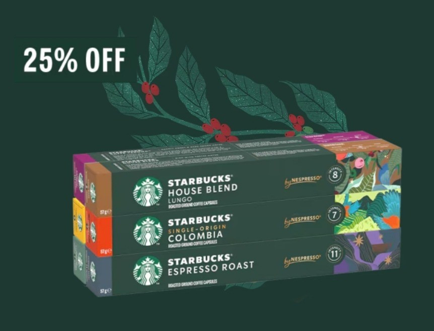Nada melhor que um bom café logo pela manhã. Kit Boas Vindas Starbucks By Nespresso 60 Cápsulas.

#LTKbrasil #LTKhome #LTKfamily