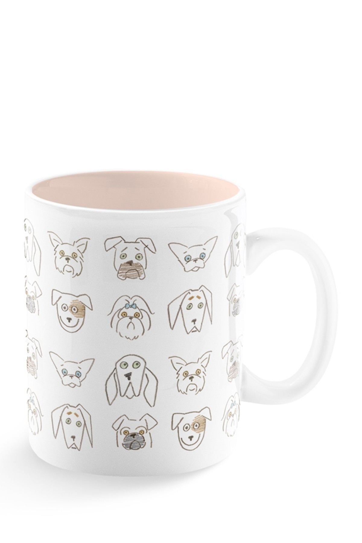 Doodle Dog Blush Mugs - Set of 2 | Nordstrom Rack