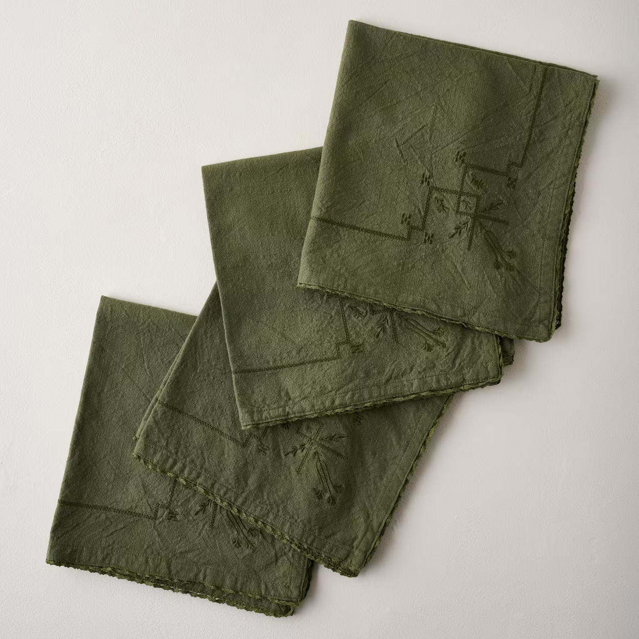 Heirloom Green Napkin Set of Four | Magnolia