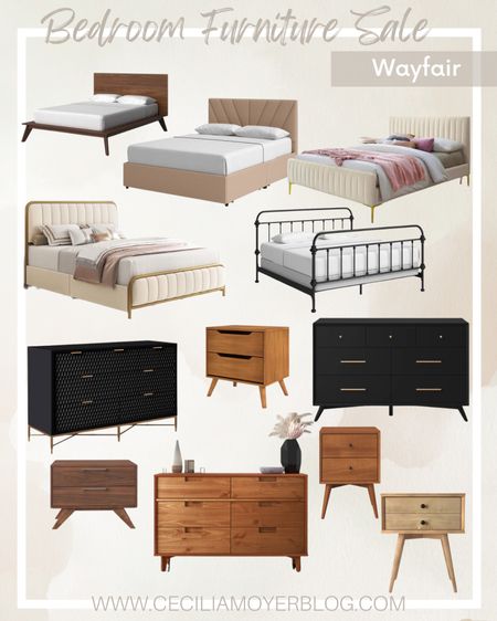 Wayfair furniture sale!  Bedroom furniture - master bedroom furniture - queen bed - dresser - nightstand - storage furniture - bed frames - modern farmhouse - modern style - transitional 




#LTKsalealert #LTKhome