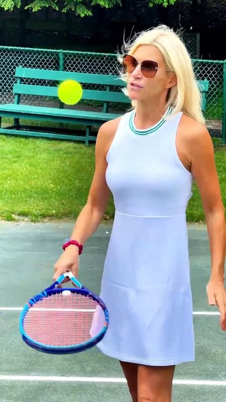 Loving all my new finds from johnnie-o!  How great is this tennis dress?  Also loving the vneck sweater and red skirt paired together ! Check it all out!

#LTKOver40 #LTKSeasonal #LTKFitness