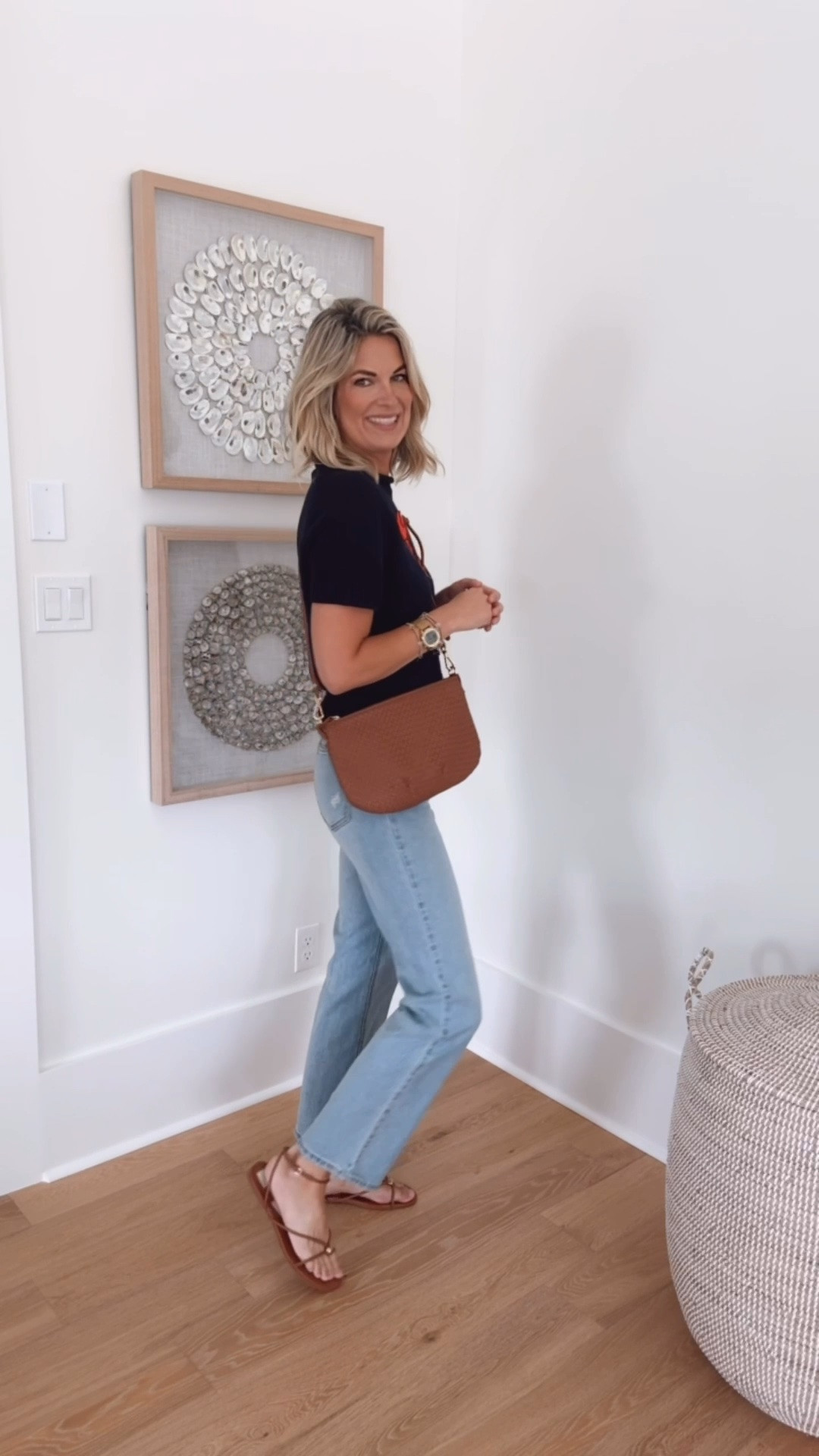 Straight leg jeans are having their season!  I wanted a cropped fit so I am 5’11” wearing 4 regular in these $15 jeans and size small in the sweater.

#LTKgrwm #LTKootd #LTKTall