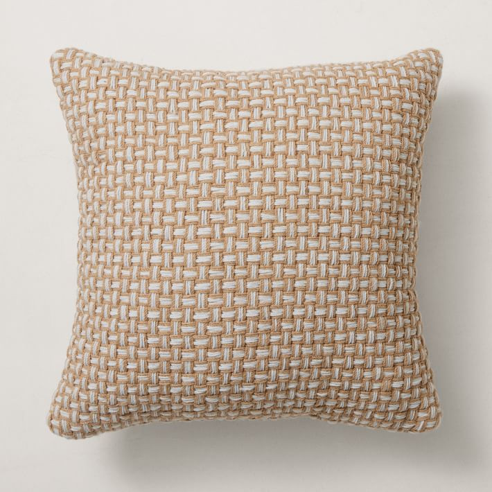 Woven Two-Tone Indoor/Outdoor Pillow | West Elm (US)