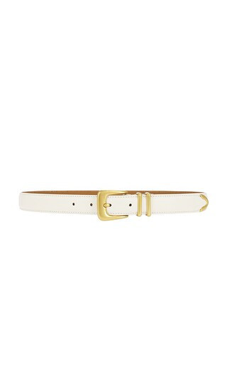 Lovers and Friends Western Denim Belt in Cream. - size M | Revolve Clothing (Global)