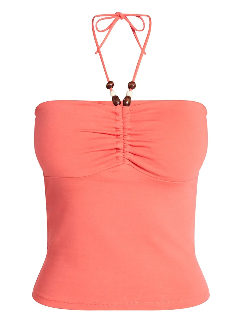 No Boundaries Halter Tube Top, Women's XXS-XXL | Walmart (US)