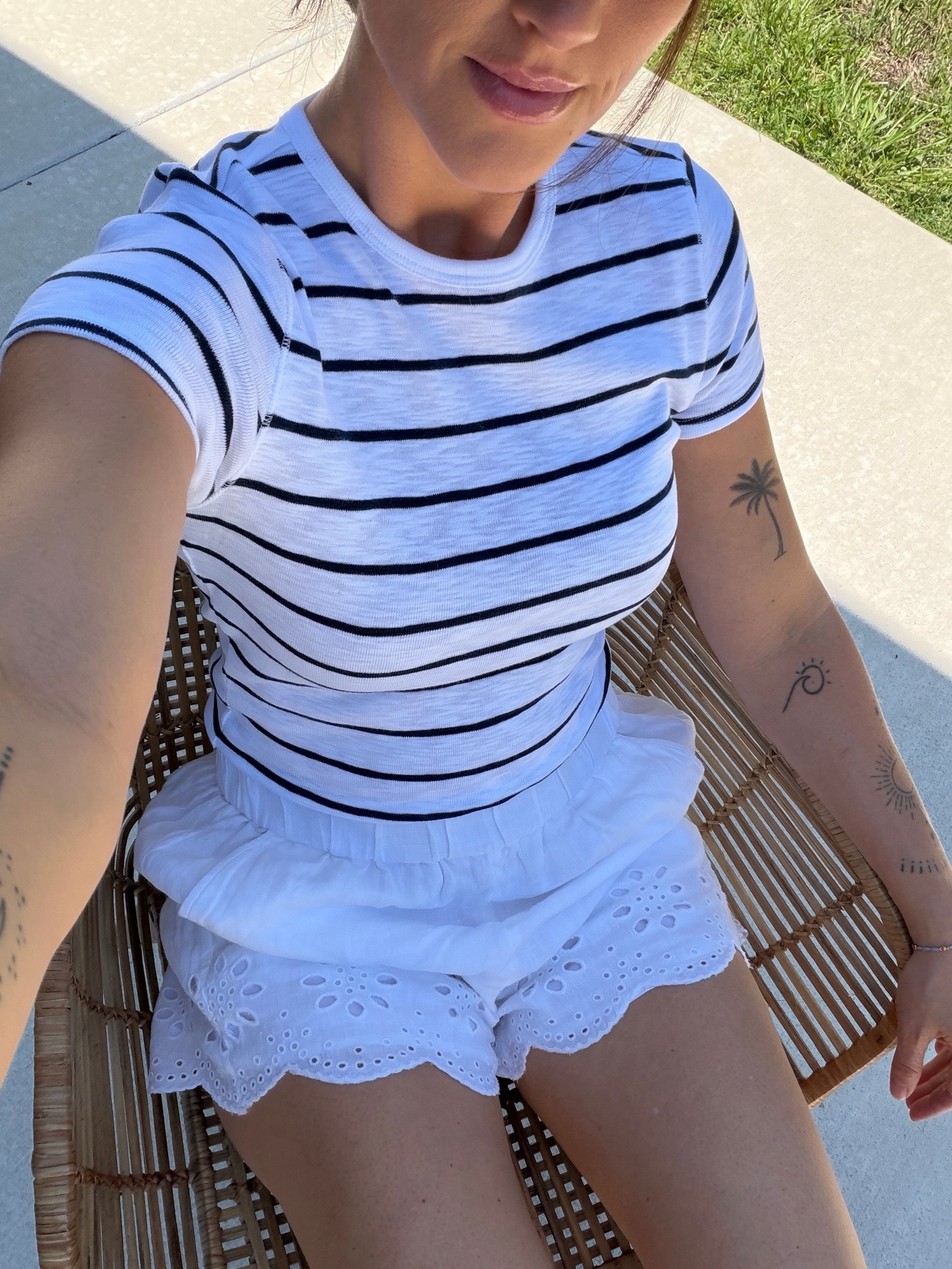 It’s so hot out here today!! Wearing a small top and medium bottoms

#LTKootd #LTKSeasonal #LTKOver40