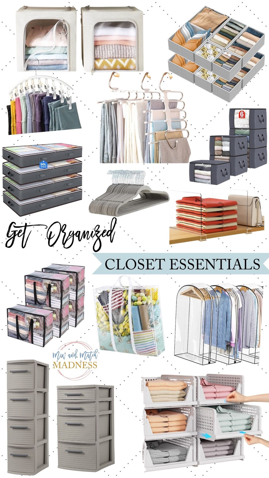 Great closet essentials everyone could use. There is just something about a new year that gets me motivated to get organized!! 

#LTKdayinmylife #LTKmomlife #LTKHome