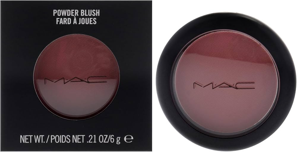 MAC Blush Powder for Women, Desert Rose, desert rose-soft reddish burgundy (matte), 6g/.21 ounce | Amazon (US)
