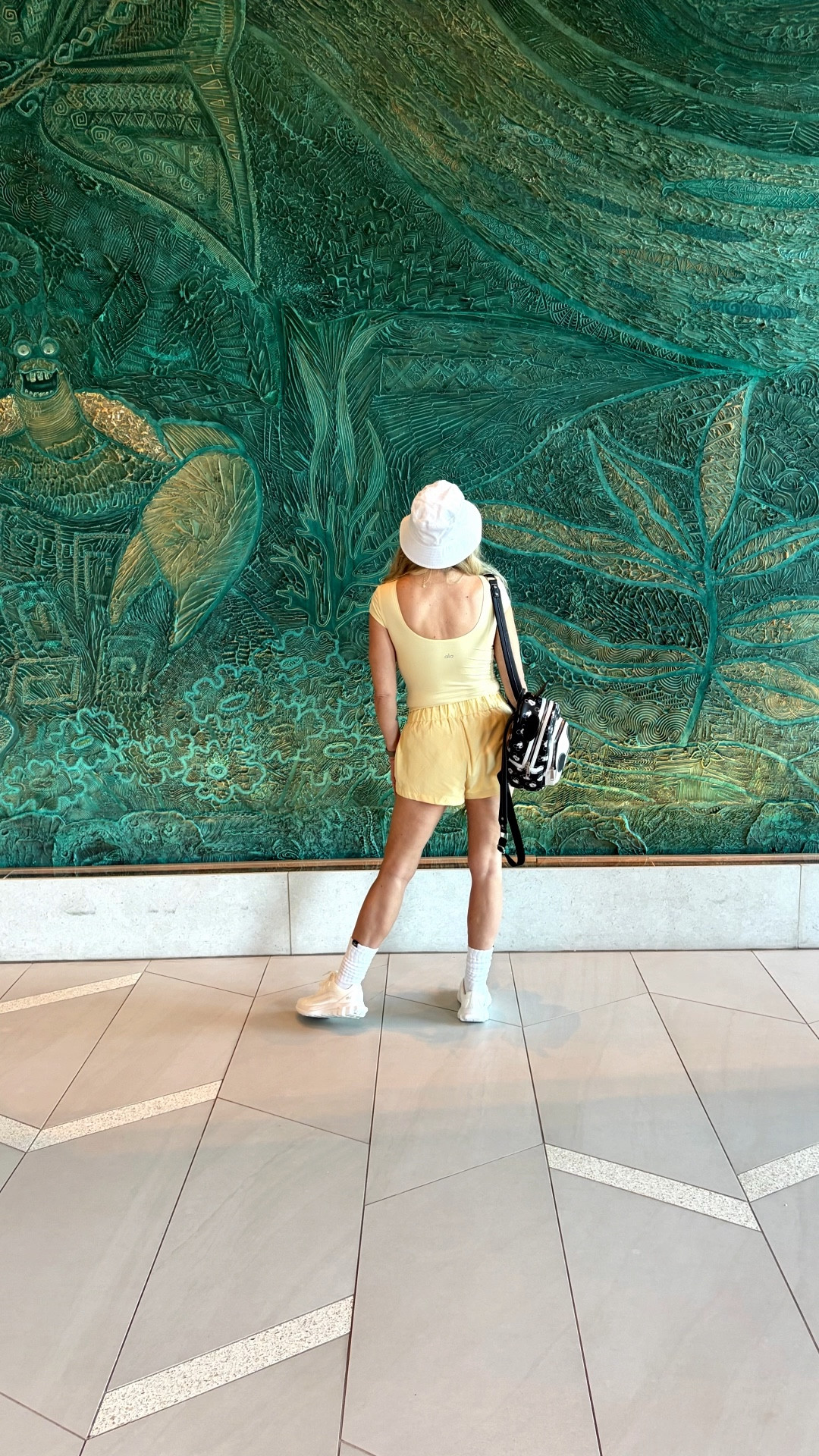 Sun-soaked resort hopping at Walt Disney World ☀️✨

Spent the day gliding from the new Polynesian Tower over to the Grand Floridian to finally try the buzzed-about Perch Bar—and it did not disappoint. Sipped on the Floridian 75 (hello, bright citrus magic 🍋) which, honestly, matched my outfit way too perfectly to be a coincidence.

Wearing the new Alo in Candlelight Yellow — the Alosoft Back For More Tee (that scalloped back is giving chef’s kiss) + Socialite Shorts that nail that breezy linen vibe without a single wrinkle. Finished it off with Alo slouch socks, runners, bucket hat, and my Disney Parks–exclusive Loungefly for that elevated park look.

Resort day energy: luxe, laid-back, and a little Disney sparkle ✨
#DisneyStyle #WDWResortHopping #AloYoga #DisneyOutfits #ParkWearDoneRight

#LTKdayinmylife #LTKTravel #LTKootd