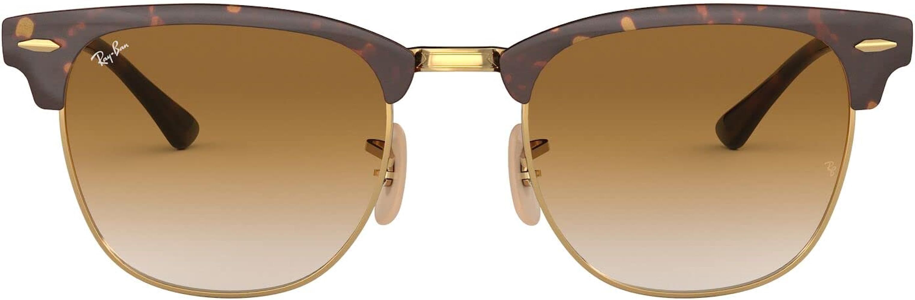 Ray-Ban RB3716 Clubmaster Metal Square Sunglasses | Amazon (US)