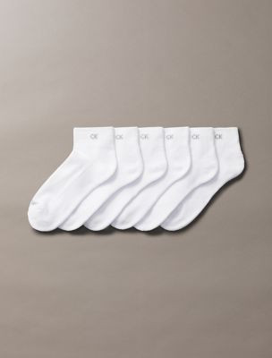 Basic Cushion Quarter 6-Pack Socks | Calvin Klein | Calvin Klein (US)