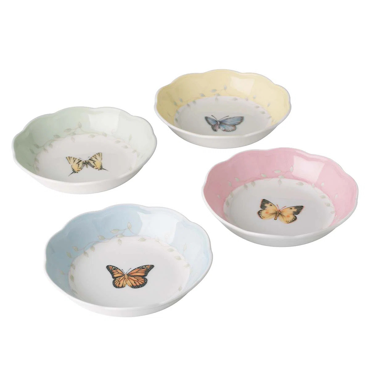 Butterfly Meadow Colors 4 Piece Cereal Bowl Set (Set of 4) | Wayfair North America