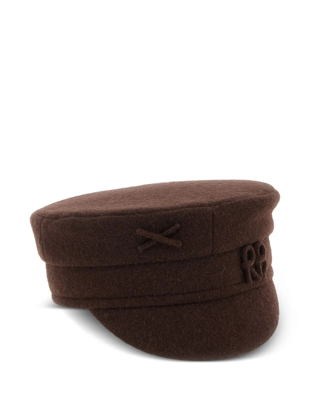 Ruslan Baginskiy Baker Boy Logo Hat | Brown | FARFETCH | Farfetch Global