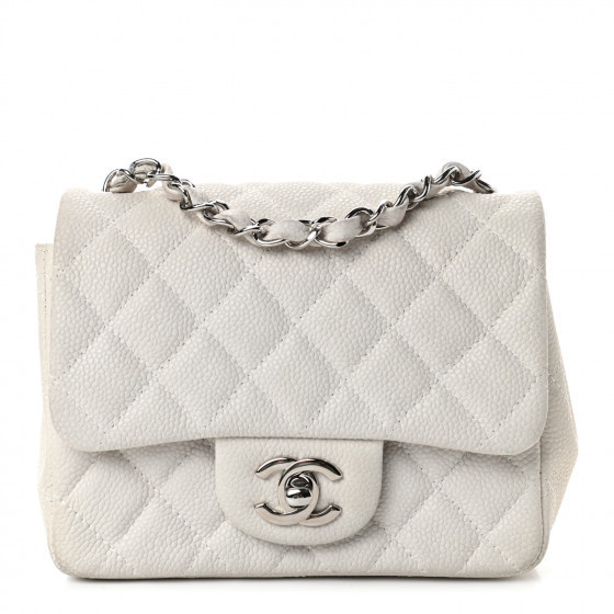 CHANEL

Caviar Quilted Mini Square Flap White | Fashionphile
