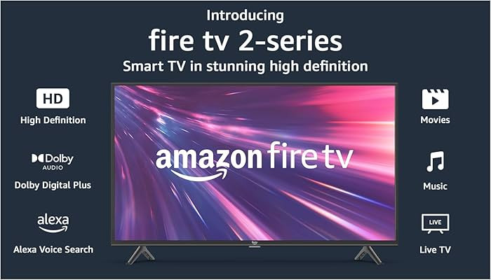 Amazon Fire TV 40" 2-Series HD smart TV with Fire TV Alexa Voice Remote, stream live TV without c... | Amazon (US)