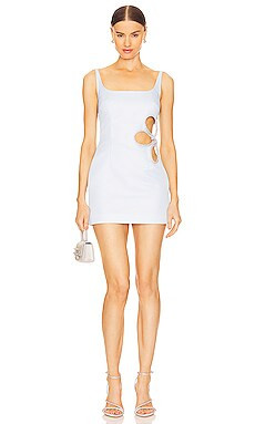 SAU LEE Betty Dress in Powder Blue from Revolve.com | Revolve Clothing (Global)