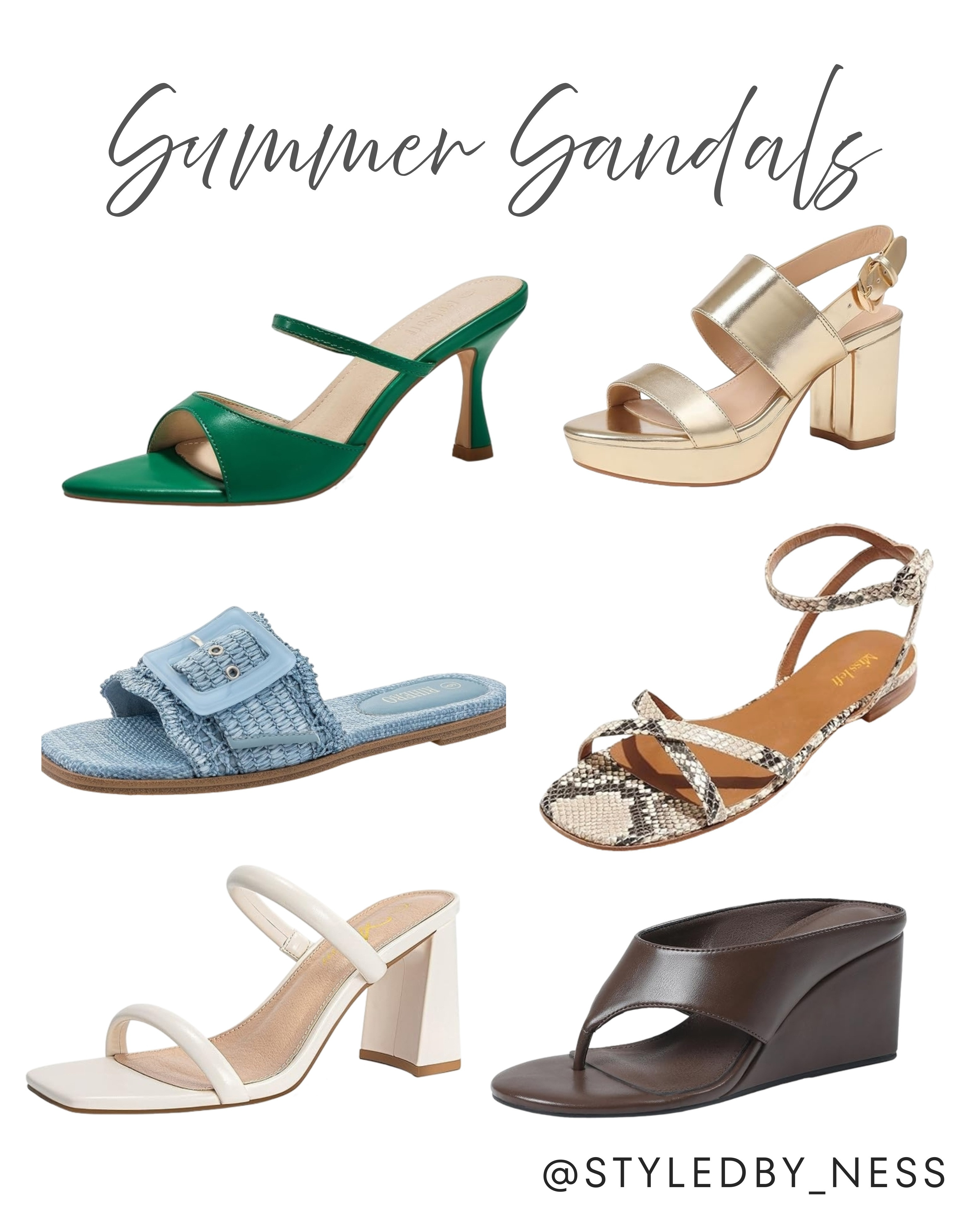 Step up your summer style with these versatile and trending sandals. Perfect for any warm weather occasion, these pairs offer the ultimate combination of comfort and chic design. Click the link in bio to shop these summer favorites! #SummerSandals #BeachStyle #SummerEssentials 

 #LTKgrwm #LTKootd #LTKSaleAlert