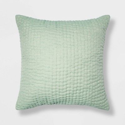 Euro Kantha Stitch Decorative Throw Pillow - Threshold™ | Target