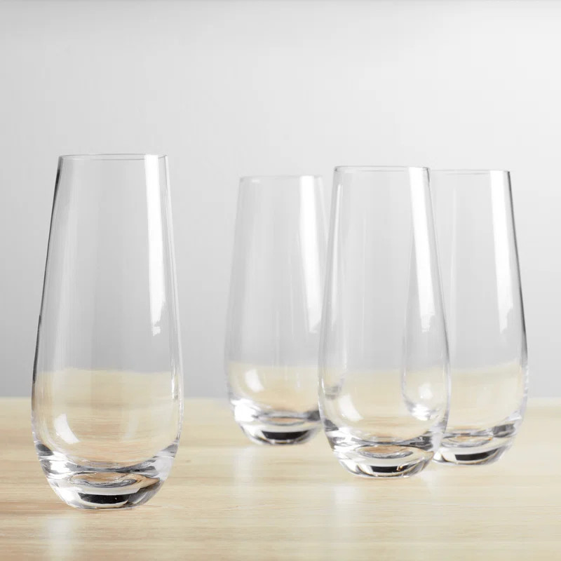 Rennert Stemless Champagne Glass | Wayfair North America