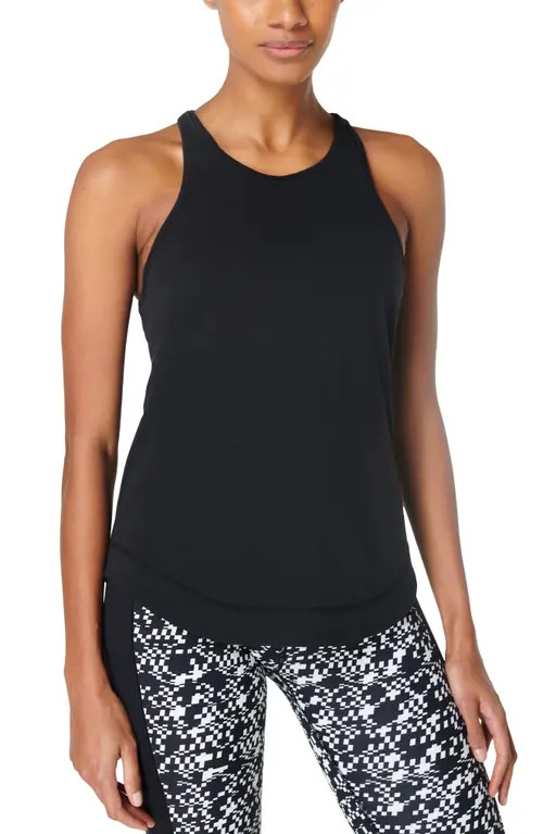 Sweaty Betty Breathe Easy Run Tank Top in Black at Nordstrom, Size Xx-Large | Nordstrom