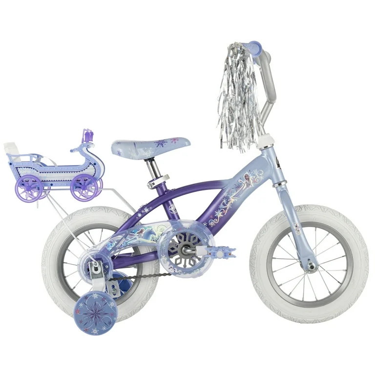 Huffy 12" Disney Frozen Kids' Bike, Fits Riders 37\u201d-42\u201d, Purple, Youth, Girl's | Walmart (US)