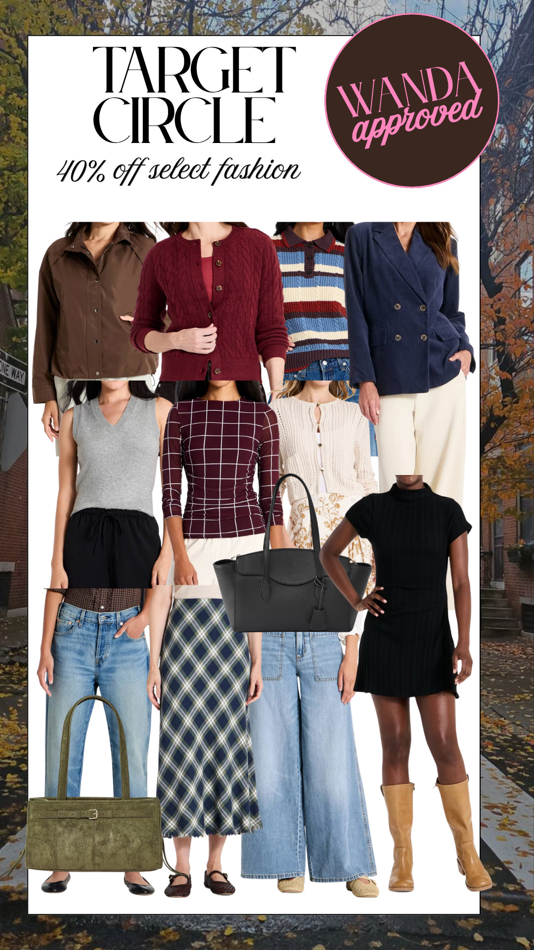 Target Fall Fashion, 40% off! 

trendy fashion, fall fashion, fashion over 40, fashion over 50, target circle week, fall style, target fall fashion 

 #LTKootd #LTKSeasonal #LTKSaleAlert