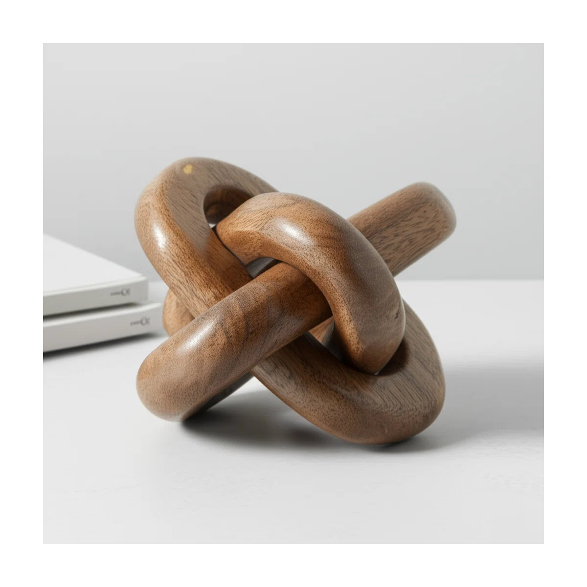Medich Neutral Wood Decorative Knot Figurine | Wayfair North America
