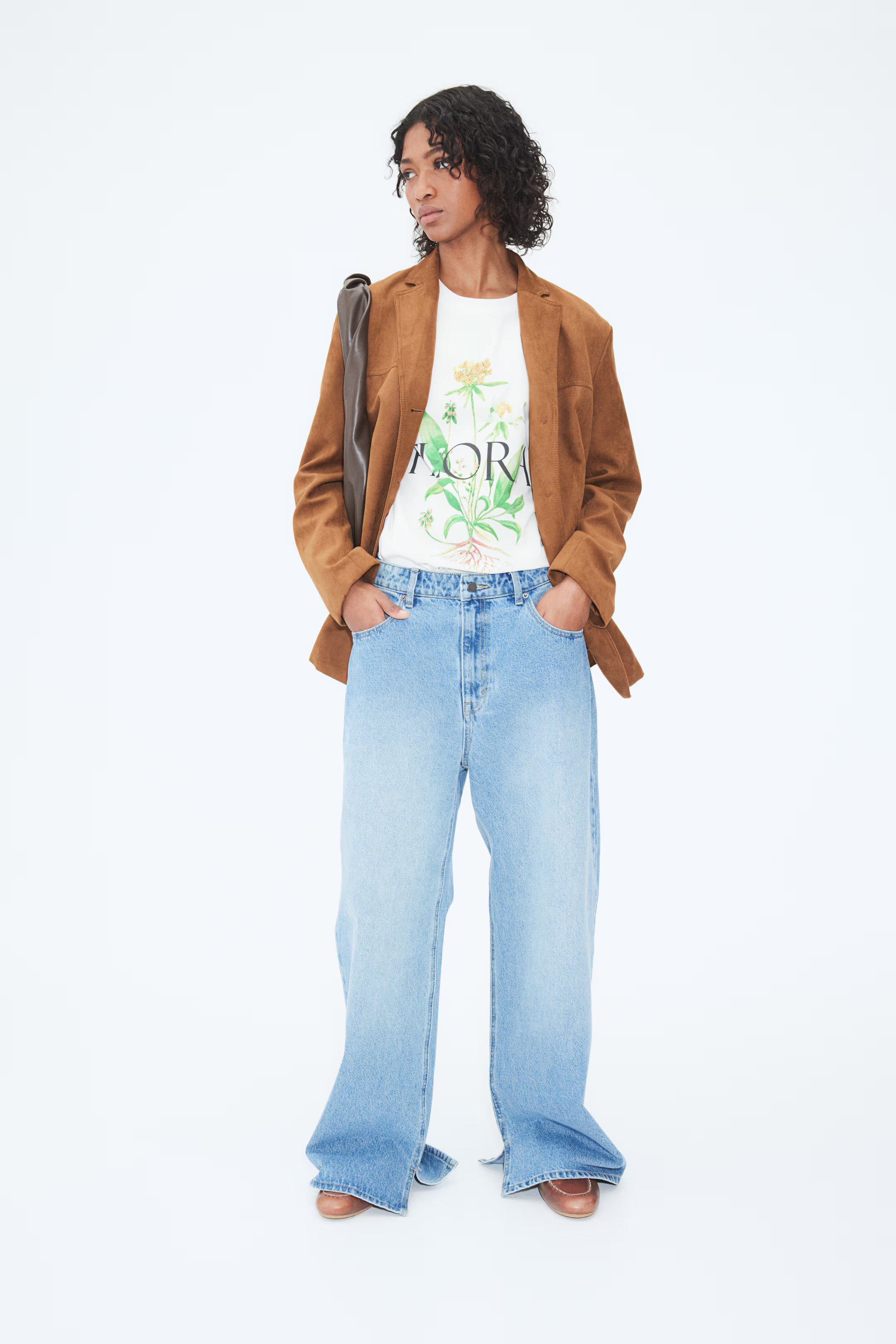 Bead-Embellished T-Shirt | H&M (US + CA)