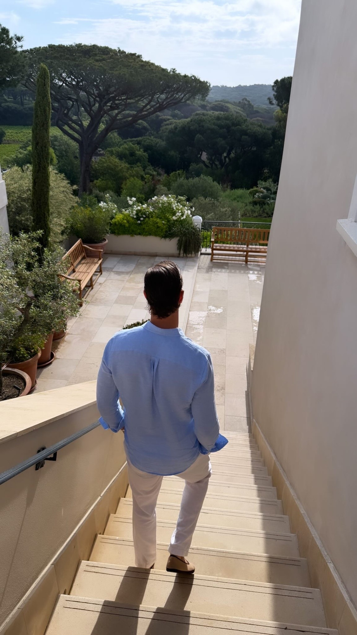 Best men’s linen blue button down shirt.

#LTKdayinmylife #LTKMens #LTKstorytime
