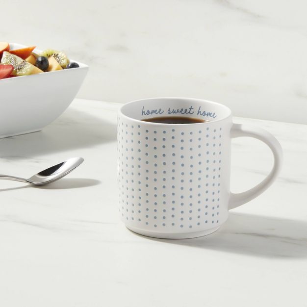 16oz Stoneware Home Sweet Home Mug - Threshold™ | Target
