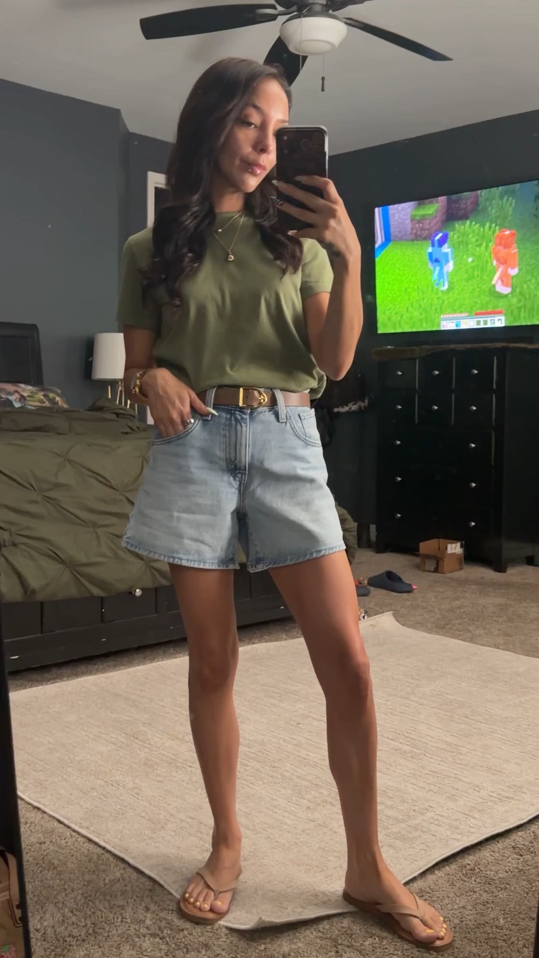 Everyday tshirt, cinch shorts, spring outfit 

#LTKgrwm #LTKdayinmylife #LTKmomlife