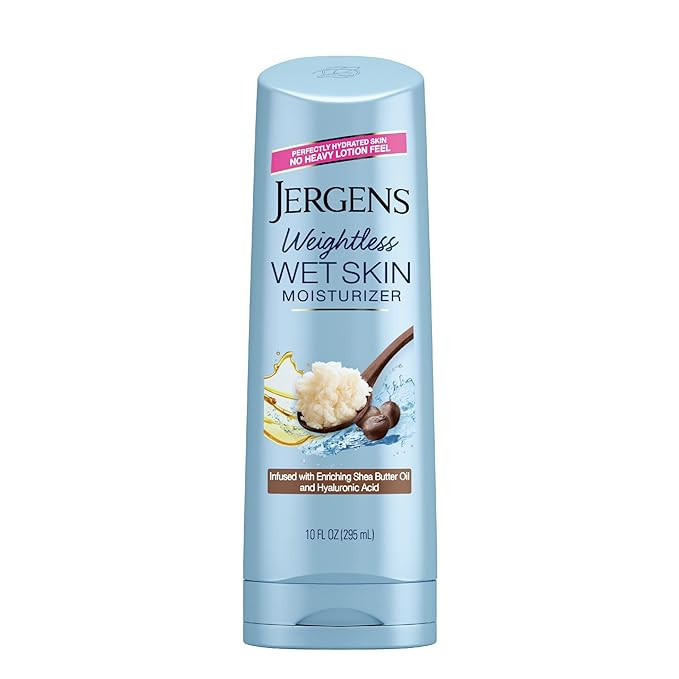 Jergens Wet Skin Body Moisturizer with Shea Butter Oil, Pure Shea Butter In Shower Bod Lotion, Mo... | Amazon (US)