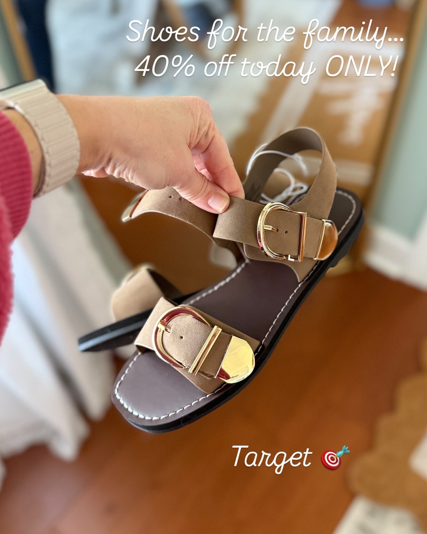 Today ONLY (3/28) 40% off shoes for the family with Target Circle! I grabbed these adorable sandals a couple of weeks ago! 

#LTKSaleAlert #LTKSeasonal #LTKShoeCrush
