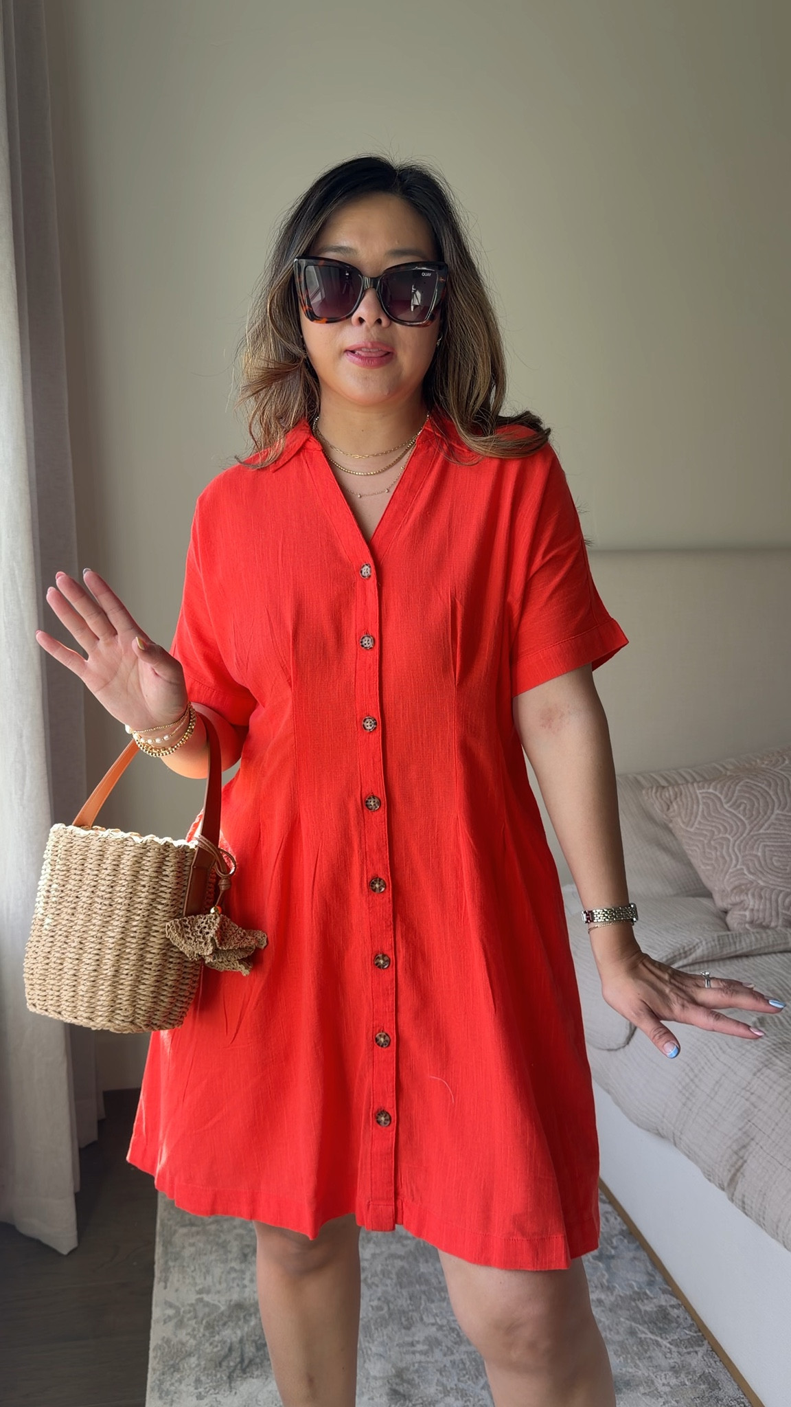 Walmart Fashion
Poppy Red Dress: Medium 