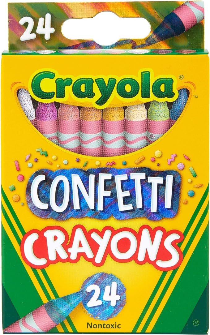 24 ct. Confetti Crayons | Amazon (US)