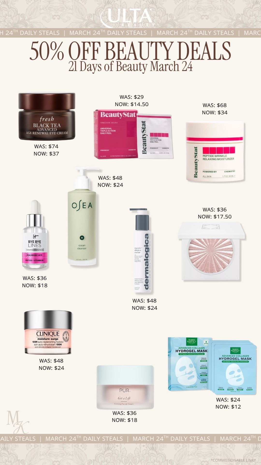 Ulta Beauty sale, Ulta 21 Days of Beauty, 21 Days of Beauty deals, beauty sale 2026, makeup sale, skincare sale, mature skin, hydrating skincare, skincare routine, skincare essentials, beauty, makeup, make up, makeup must haves, everyday makeup routine, full glam makeup, natural makeup look, dewy makeup, long lasting makeup, trending beauty products, hair tools, hair styling tools, hair care routine, frizz control, beauty favorites

#LTKSaleAlert #LTKselfcare #LTKBeauty