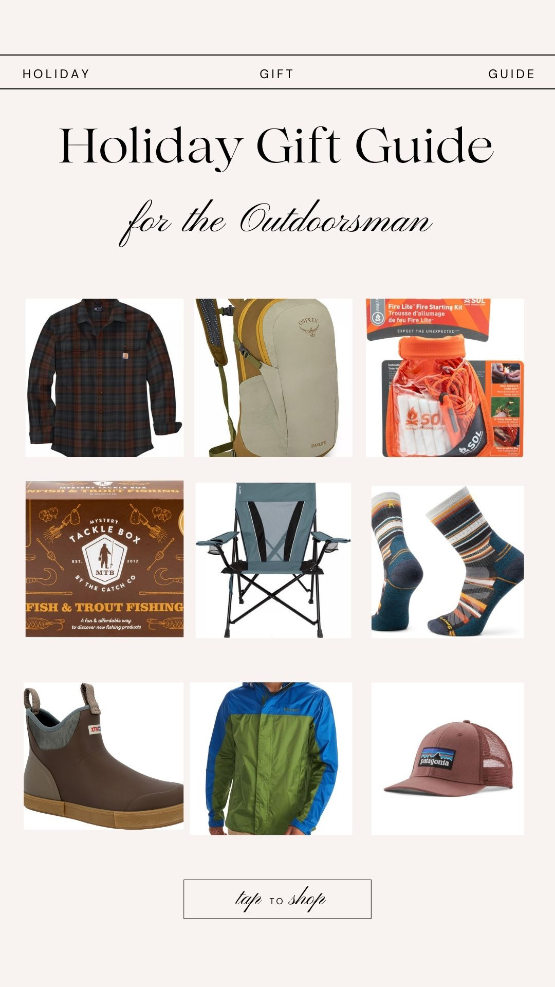 For The Outdoorsy Man In Your life! 

 #LTKGiftGuide #LTKTravel #LTKMens
